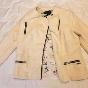 Madison scotch tweed biker jacket